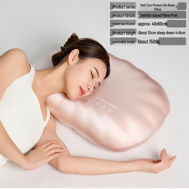 Seashell Curve Zero Pressure Bio-Based Memory Foam Pillow