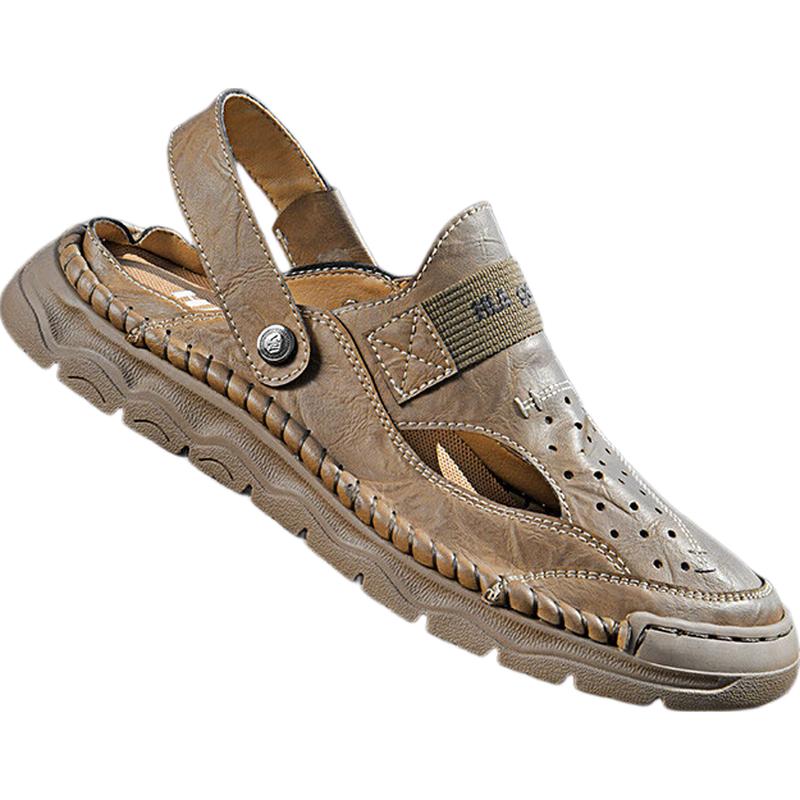 HLA Men s Casual Convertible Closed-Toe Sandals 40