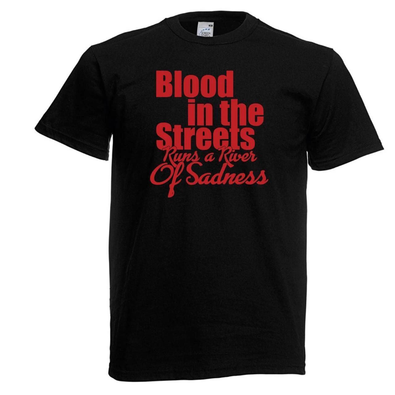 Adults Blood In The Streets River of Sadness Rock Music Black Unisex T-Shirt M