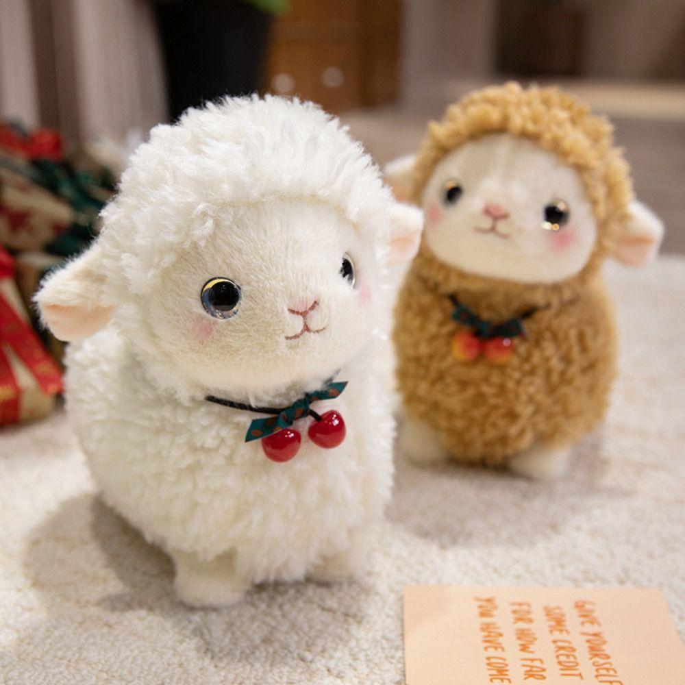 Cartoon Sheep Doll Plush Toy Simulation Animal Fluffty Doll Little Sheep Doll  Christmas Toy