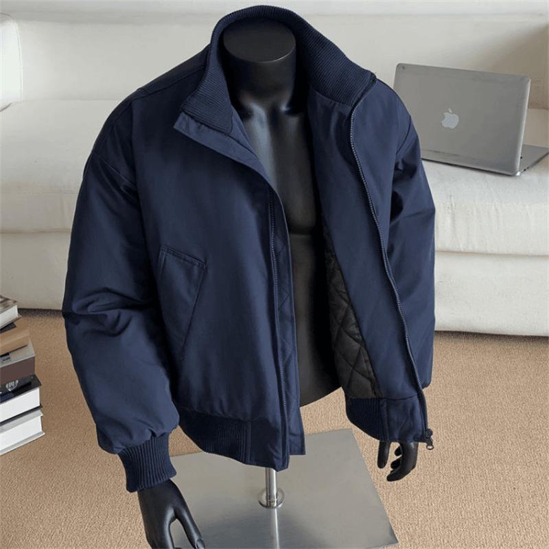 Men's American-Style Cotton Pilot Jacket: Autumn/Winter Slim Fit, Thickened Warm Outerwear