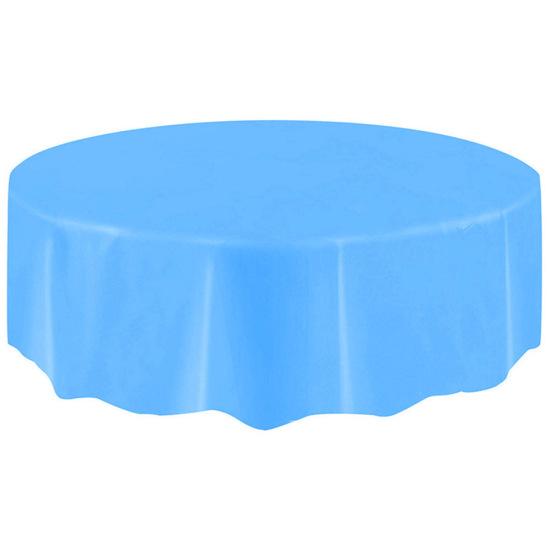 Plastic Waterproof Large Wedding Party Disposable Circular Table Cloth Cover