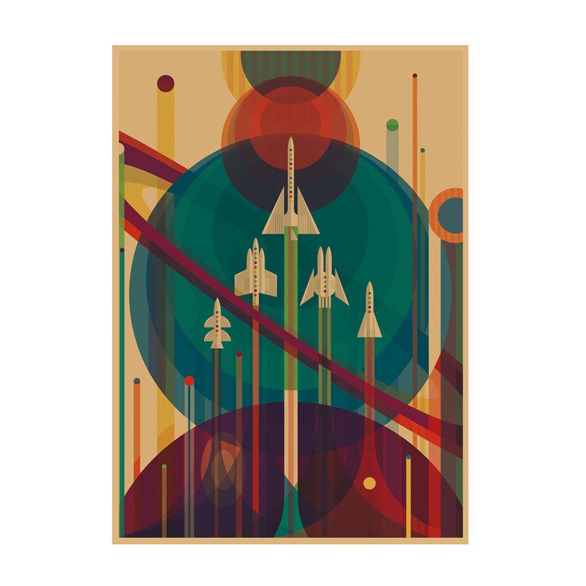NASA SpaceX Universum Sternenkarte Dekorative Wandkunst 676