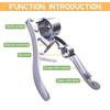 1Pc Garlic Press Crusher Mincer Kitchen Gadgets Zinc Alloy Garlic Smasher Squeezer Manual Mashed Vegetables Ginger Kitchen Tools