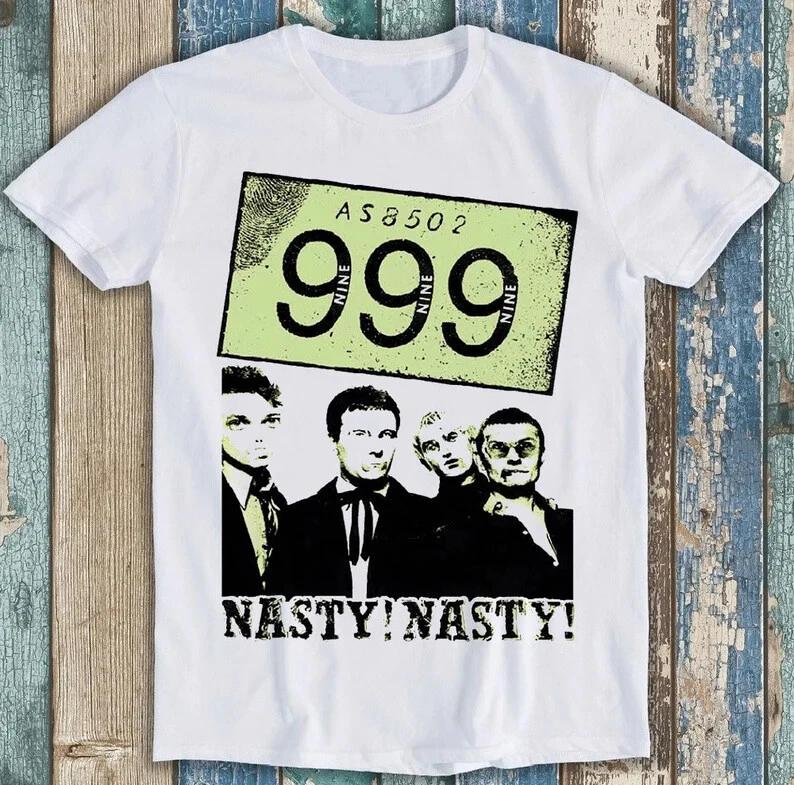 Злой Злой 999 Панк Рок Дизайн Музыка Смешной Подарок Футболка T Shirt M1550 S