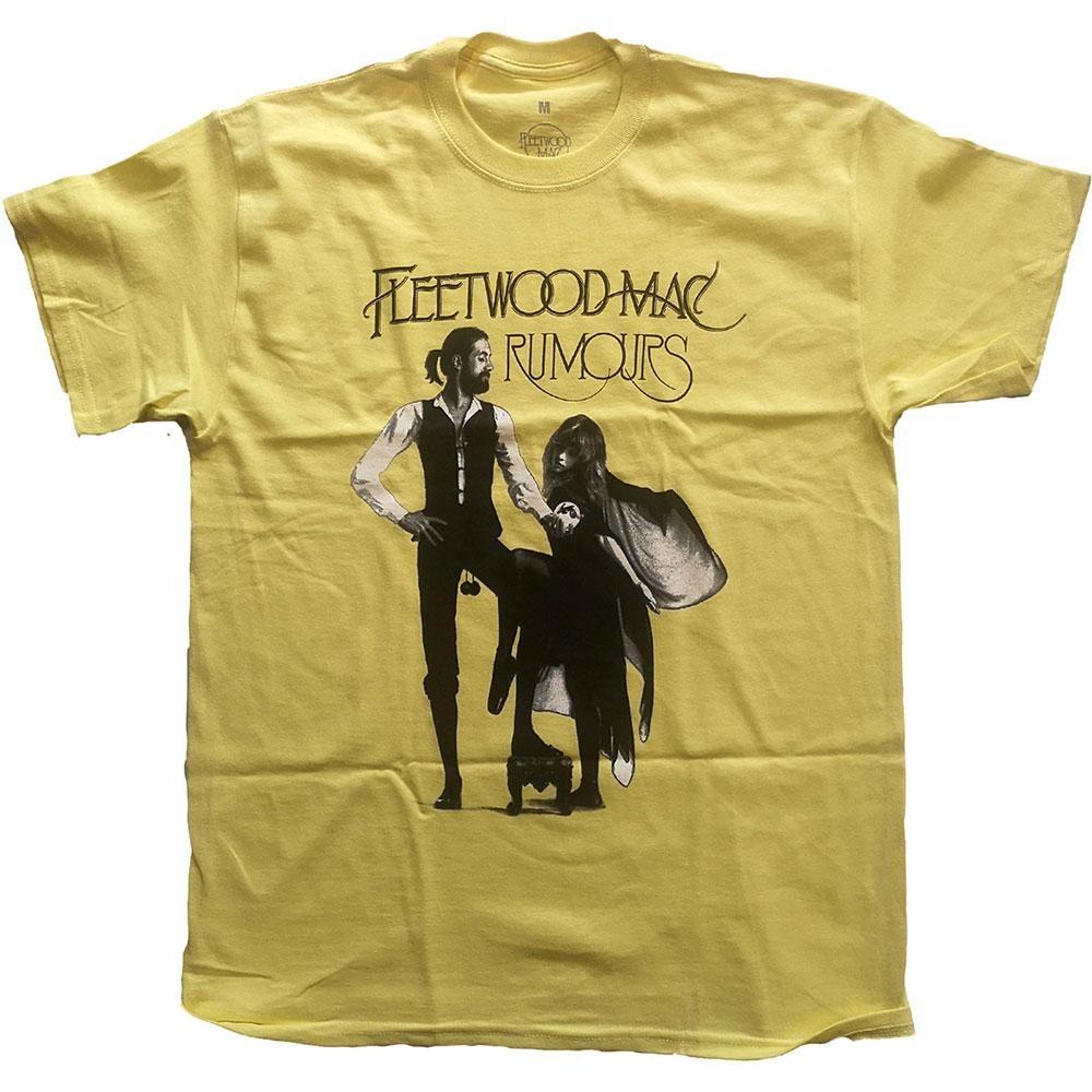 

Fleetwood Mac Rumours Album Art Print Cotton TShirt Classic Rock Band Unisex Short Sleeve Tee 4XL
