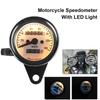 Universal Tachometer With LED Light Motobike Accessory Machinery Moto Parts Auto Gauge Modified Odometer Retro Motorcycle Dashboard