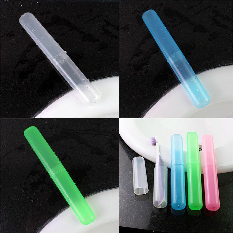 Colorful Portable Toothbrush Cover Holder With Cute Bear Design For Travel Protection