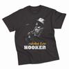 Grafisches John Lee Hooker Silhouette T-Shirt und Kinder-T-Shirt - Klassische schwere Baumwolle