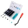 405Pcs Mixed Car Auto Fastener Clips W/ 8'' Repair Tool For Fender, Bumper, Door