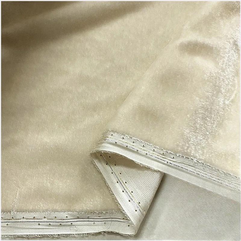 Țesături din Catifea de Mătase 100x140cm Pentru Rochie Cheongsam Fustă Costum Cusut DIY Catifea Aurie Reală Material Prietenos cu Pielea