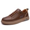 High Quality Soft Soled Outdoor Shoes Men's Genuine Leather Casual Shoes Versatile Walk Sneakers Driving Tennis Shoes