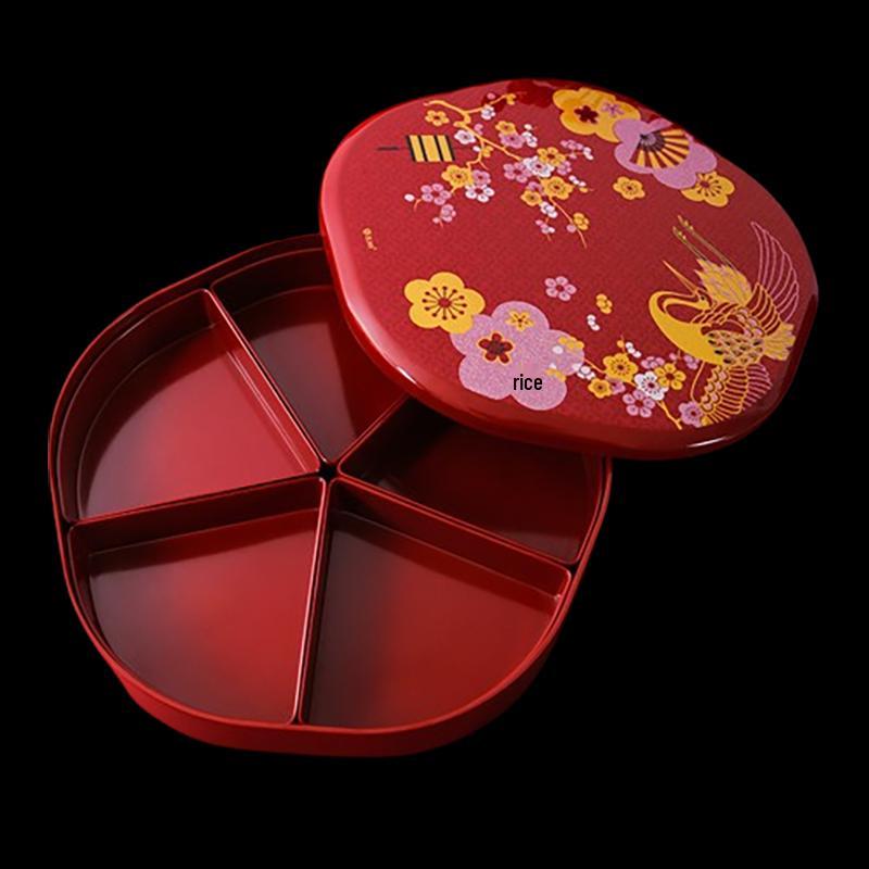 Праздничная меламиновая коробка для сухофруктов и конфет