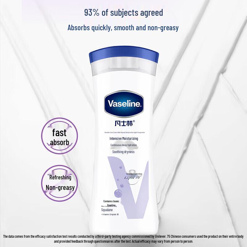 Vaseline Intensive Care Body Lotion & Dove Scrub Set