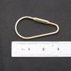 Nordic Bronze Keychain with DIY Pendant: Handmade, Simple, Anti-Lost Design for Men and Women.