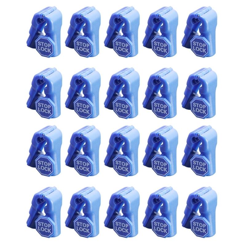 Universals 6mm Hole Anti Theft Hook Fasteners for Shelving Durability ABS Construction Easy Installation