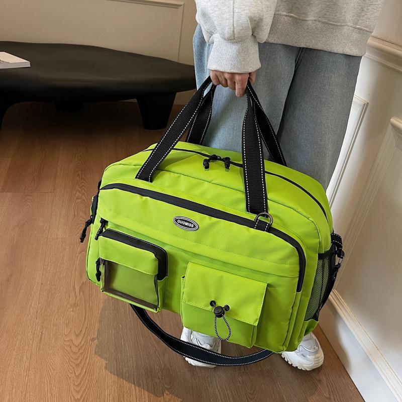 Short distance Travel Bag  Large Capacity Hand Held Crossbody Bag   Casual Boarding Bag for Men and Women  Collapsible Suitcase Travel Storage Bag