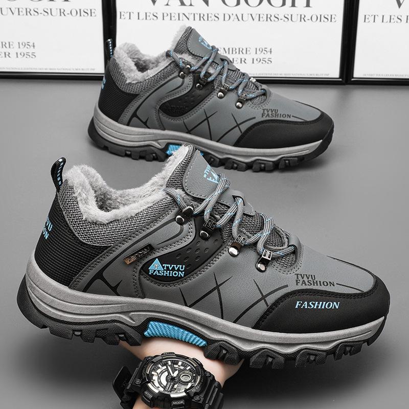 

Fleece thermal tooling shoes non-slip and wear-resistant construction site work shoes outdoor tourism mountaineering versatile leisure tide shoes 44