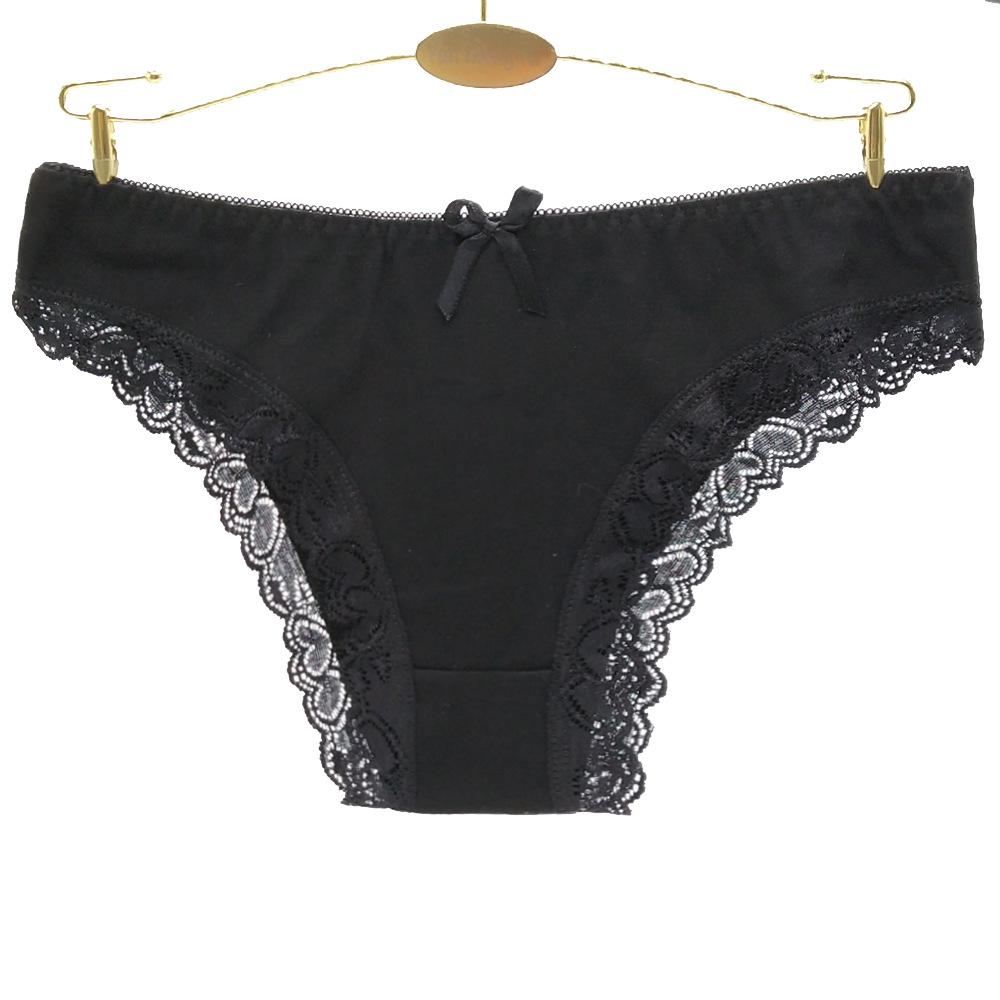 Underwear Cotton Briefs Sexy Panties Lace Ladies Girls Knickers Intimates For Women 6 Pcs/set