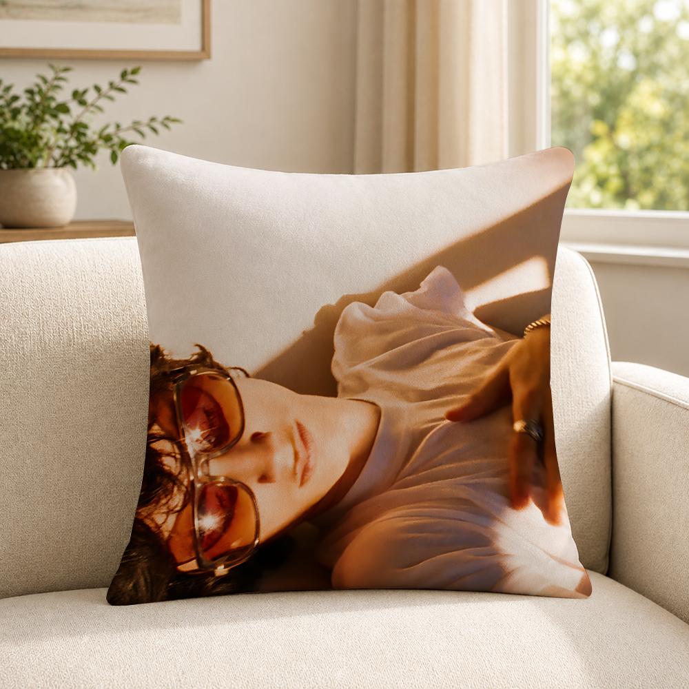 Singer Ssombr Cushion Cover Soft Short Plush SkinFriendly Cushion Case for MultiScene Use