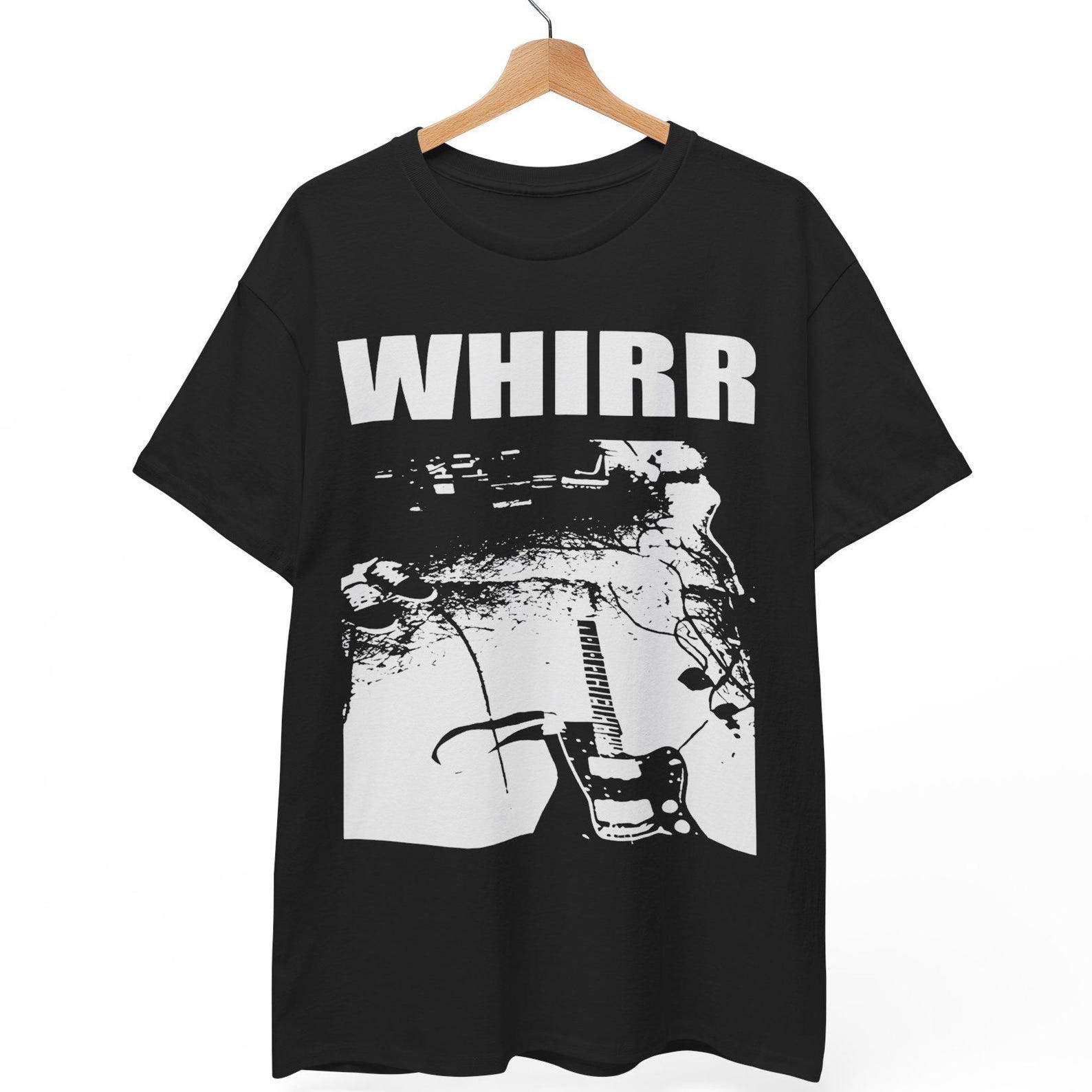 Whirr Shoegaze Band T-Shirt | Noise Pop Graphic Tee XL