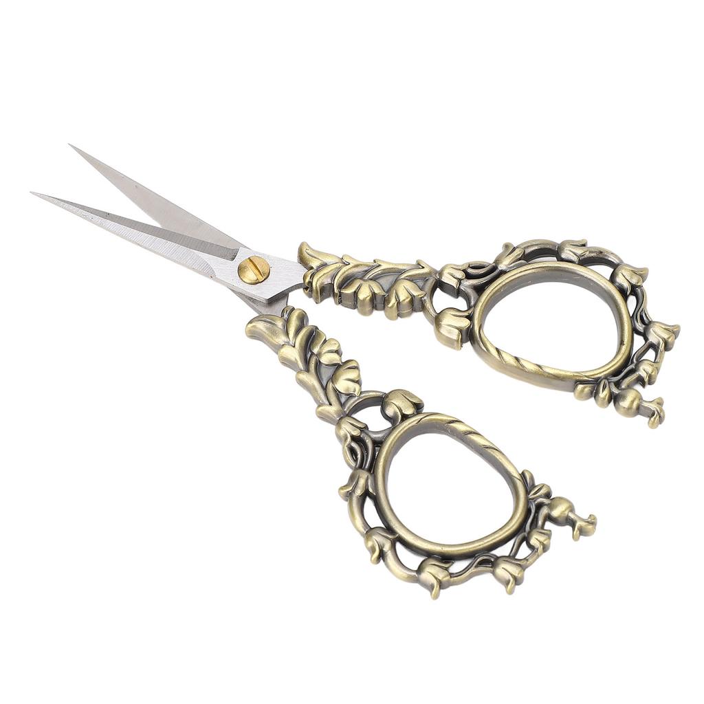 Sewing Embroidery Scissors Vintage European Design Shear for Fabric Weaving Cross Stitching Paper