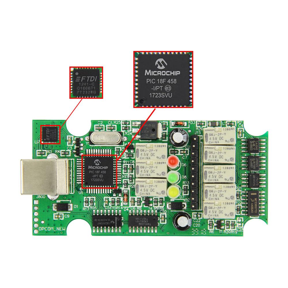 OPCOM V5 Voor Opel 2021 OP COM 1.70 flash firmware update Auto Diagnostische Kabel OP-COM PIC18F458 CAN BUS OBD 2 OBD2 Auto Gereedschap