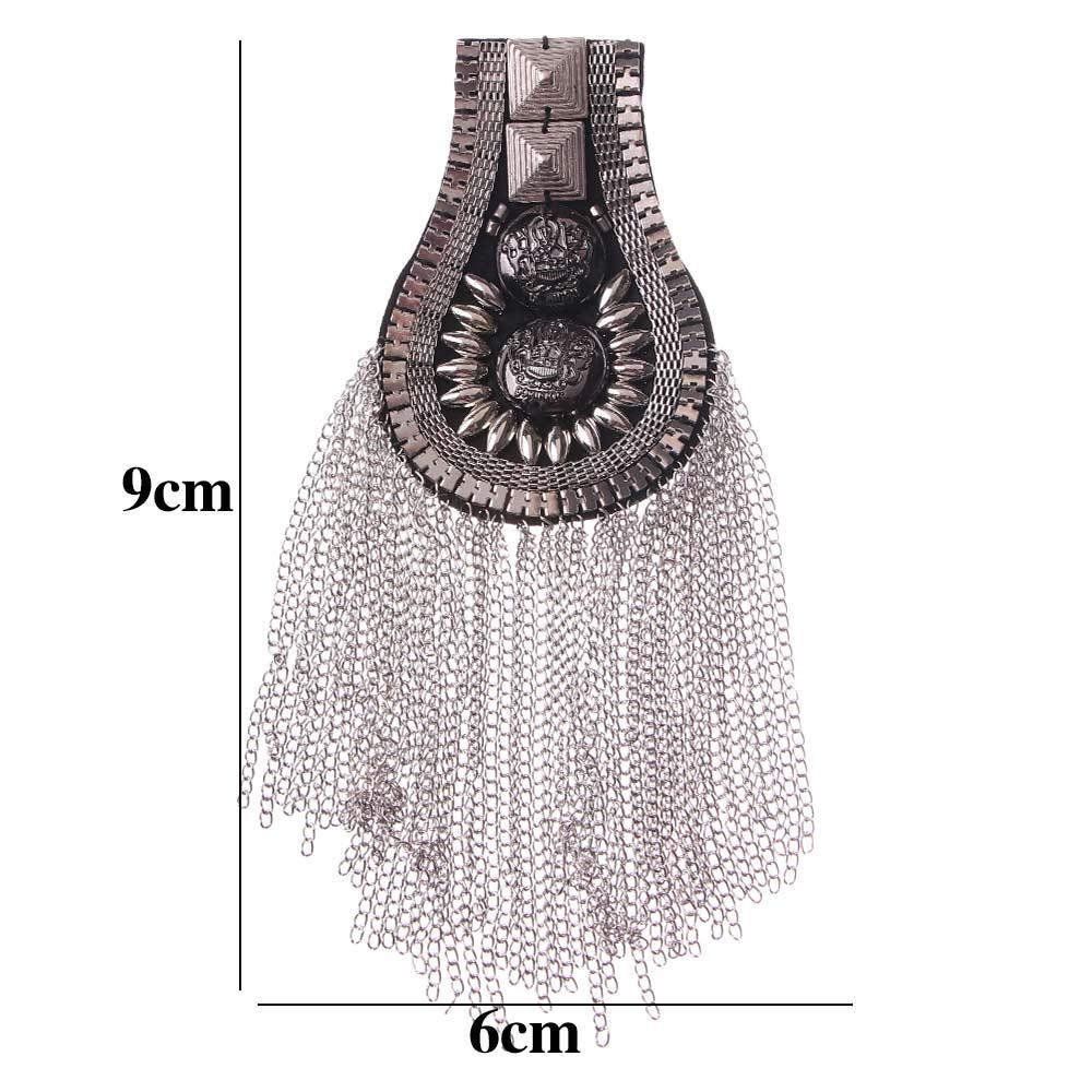 Gifts Spike Shoulder Board Punk Shoulder Mark Epaulets Brooch Shoulder Flash