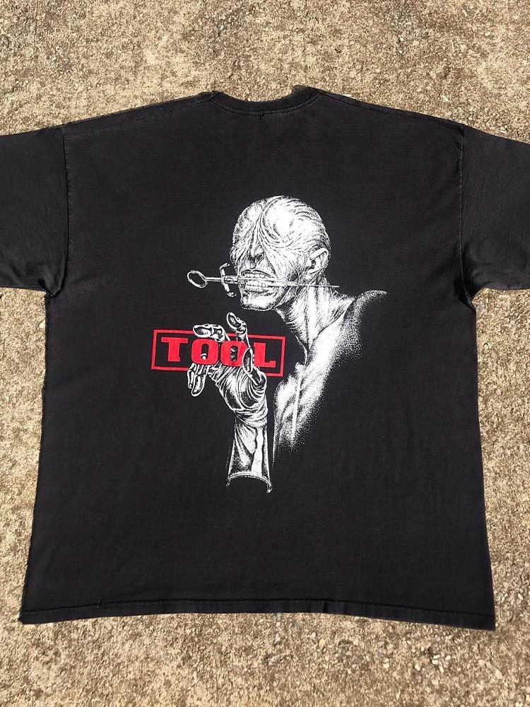 2024 New TOOL Band Classic Metal Rock Trend Short Sleeve Loose Cotton Black Men and Women Lazy Street Vintage T-shirts