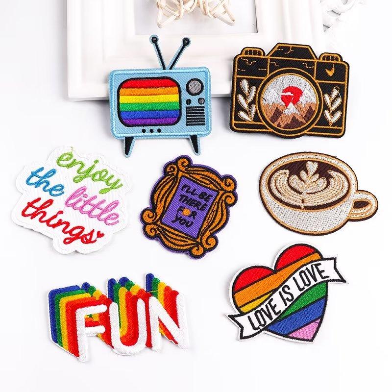 

7 шт./упак. гладильные нашивки с утюгом для одежды, термоклеевые нашивки