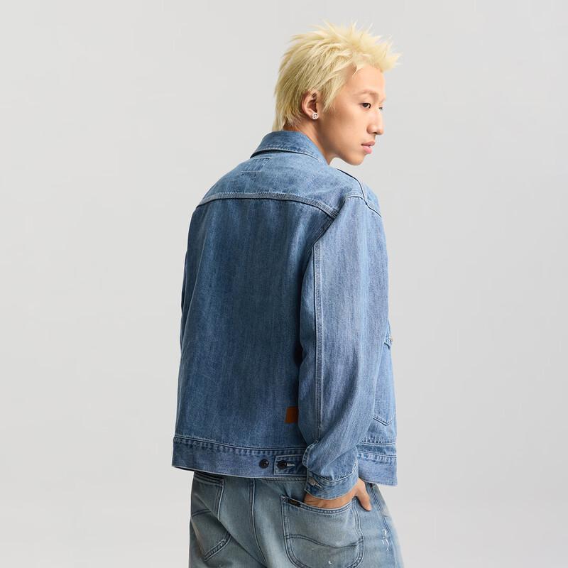 Lee Men's Comfort Fit Workwear Pocket Denim Jacket