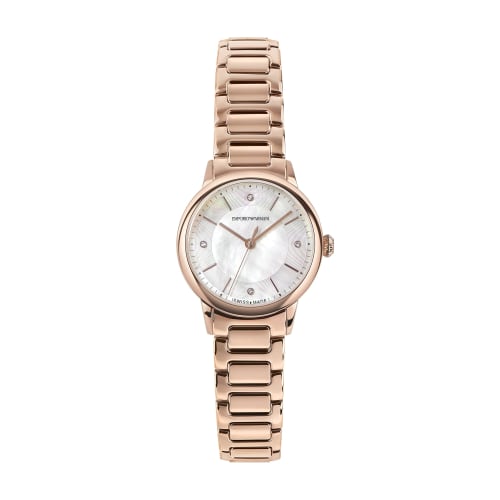 

Emporio Armani Swiss Made Watch ARS5301 Women s Pink Gold