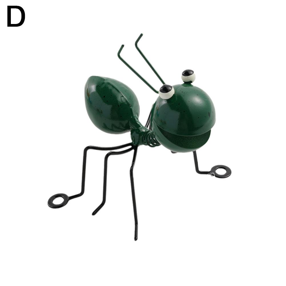 Cartoon Metal Ant Garden Decoration SetIron Art Ant Statue Decorative item Art  For Outdoor Yard Lawn Home Desktop Decor