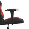 Gaming Chair Black and Red Fabric