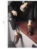 Men's 2023 Autumn Black Casual Retro Leather Shoes – Trendy Non-slip British Style