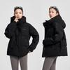 Qianrengang Women's Short Hooded Down Jacket Y308125Y