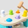 Holz-Wackelpudding-Spielzeug für Kinder Whack-a-Mole-Spiel Frühpädagogisches interaktives Spielzeug für Jungen und Mädchen im Alter von 4-6 Jahren