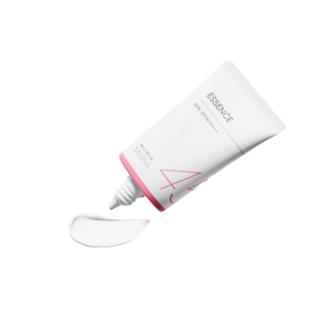 

MISSHA All Around Safe Block Essence Sun Cream SPF45 PA+++ Hydrating UV Protection Sunscreen 50ml x 2