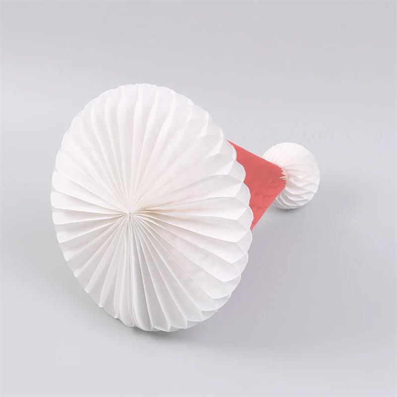 3/4/5/10PCS 20cm Christmas Tree Ornament Honeycomb Christmas Hats Hanging Pendant DIY New Year Xmas Party Decoration Home Market