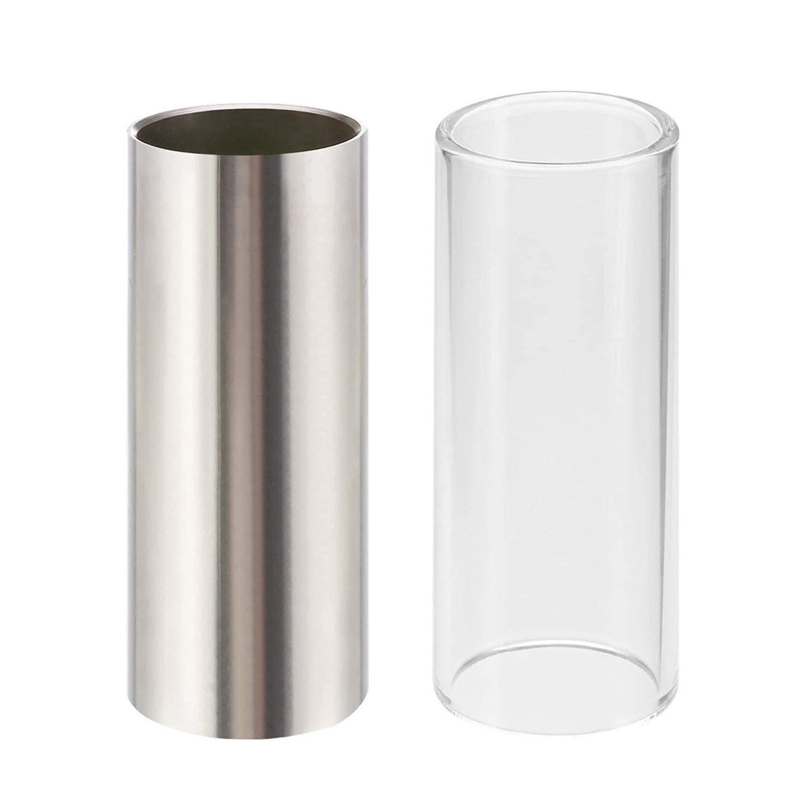 

Stainless Steel Guitar Slide Finger and Knuckles Slide Metal Guitar Slide for Electric Guitar Bass Stringed Instruments