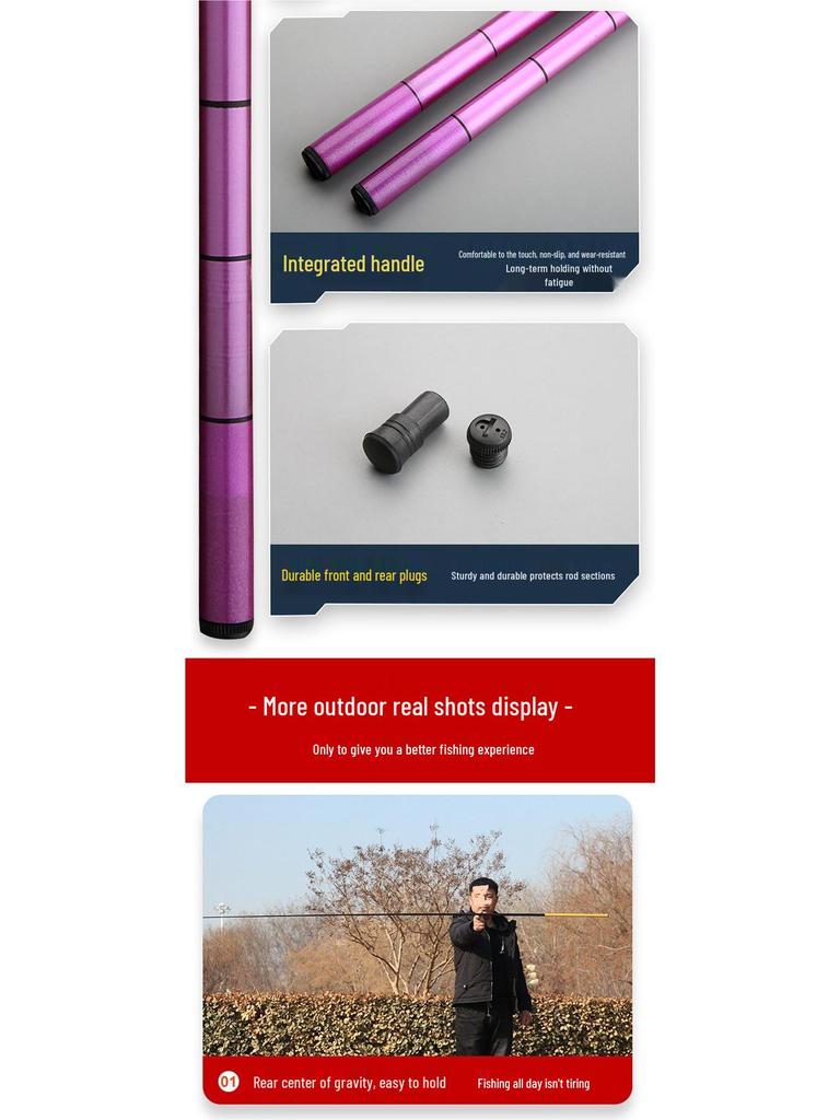 Çocuklar İçin Ultra İnce Mini Olta Kamışı - Küçük Balıklar ve Karidesler İçin Mükemmel