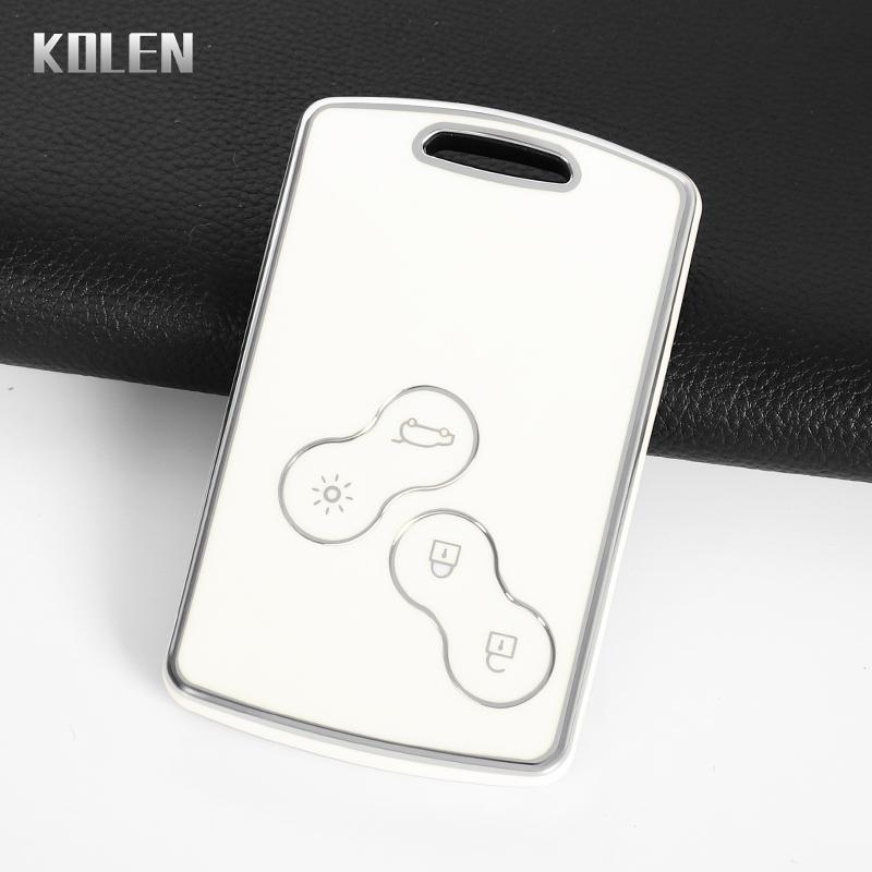 TPU Autoschlüsselhülle Abdeckung Schale für Renault Kaptur Captur Logan Laguna Zoe Koleos Danilo Nema Fluence Megane 2 3 Clio Scenic Duster
