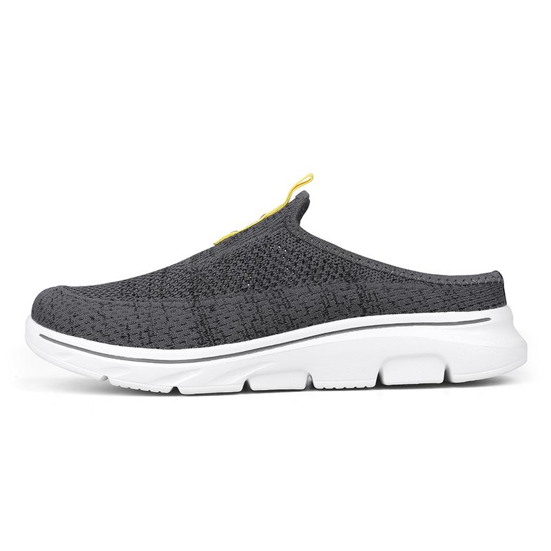 Plus Big Size 48 49 Summer Men Half Shoes Slip On Mesh Slippers Slides Lightweight Comfortable Breathable Dropshipping