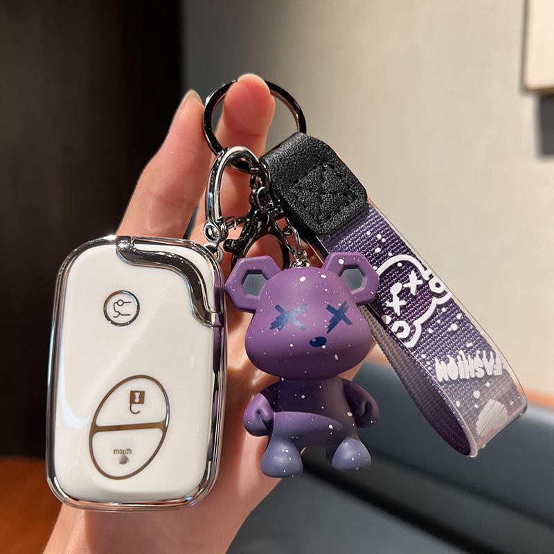 Lexus Key Case for UX260H, ES200, RX, NX, LX - Women's Car Key Bag Shell & Buckle