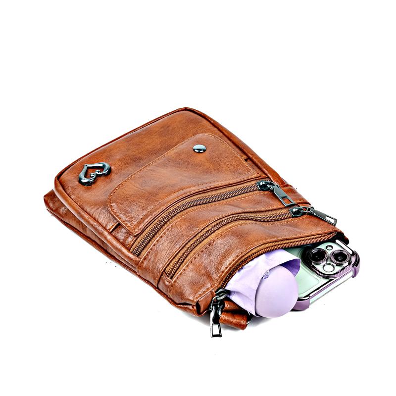 Portofele pentru femei, cu ecran tactil multifuncțional, pentru telefon mobil, geantă de modă, geantă de mână, geantă de umăr de capacitate mică