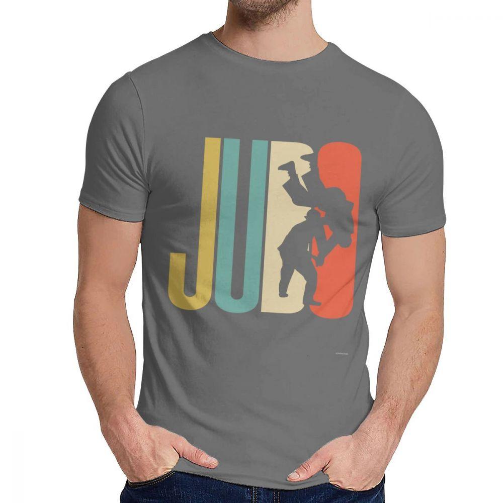 Judo Japansk kampsport T-shirt Mode Rundhalsad Nördig Unisex Bomull Stor Storlek T-shirt