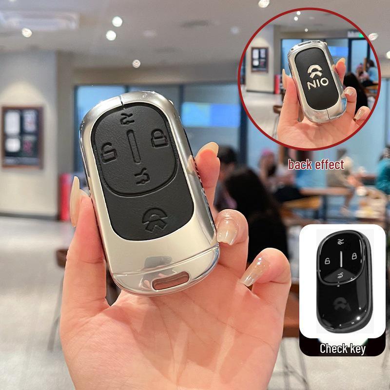 Nio ET9 2025 Key Case: Metal & Leather Remote Shell for Future Model Accessories