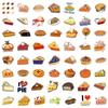 55 Pie Pie Graffiti Stickers Decorative Scooter Laptop DIY Cartoon Stickers