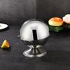 Leak-proof Storage Jar Stainless Steel Spherical Seasoning Jar With Flip Lid Perfect For Storing Seasonings And Candies