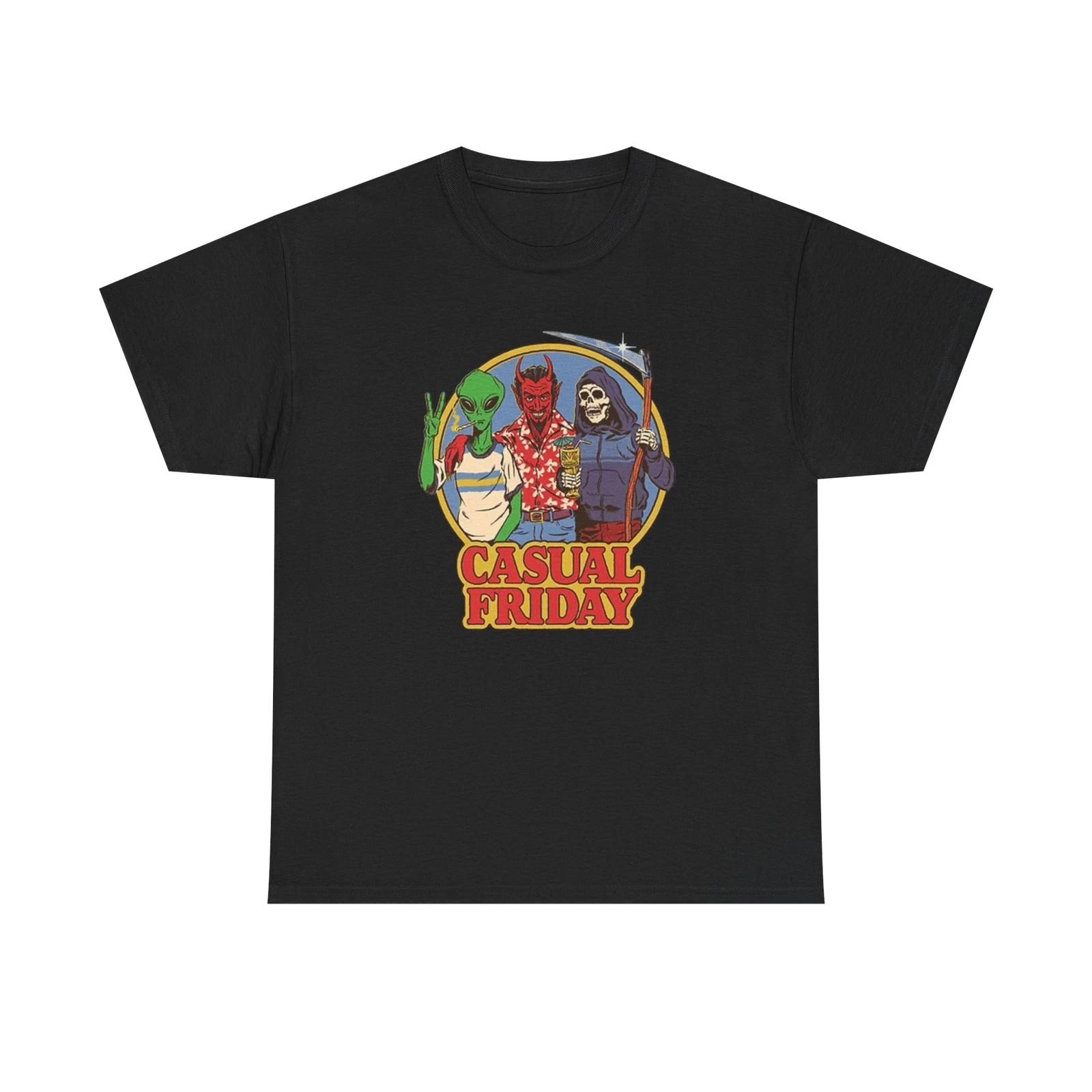 Men s and Women s T-shirts Casual Friday Funny Graphic XXXL